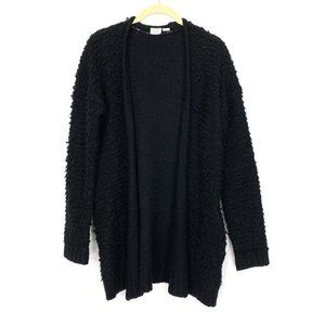 Somedays Lovin Voodoo Shag Knit Black Cardigan